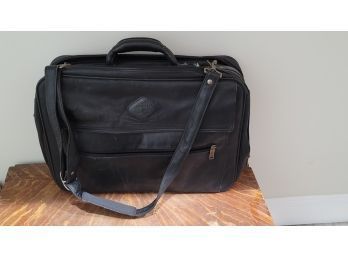 Leather Attache/briefcase Multiple Pockets