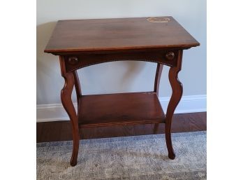 Occasional Table W/shelf - 28w X 21.5d X 29h Top Damage