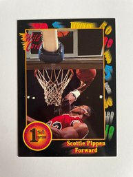 1992 Scottie Pippen First Edition Wild Card Collegiate Basketball