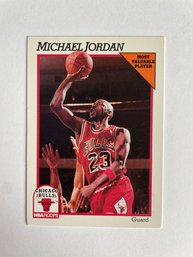 1991 Michael Jordan MVP Card Chicago Bulls NBA Hoops