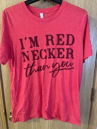 Funny Red Neck Ladies Tee Size L