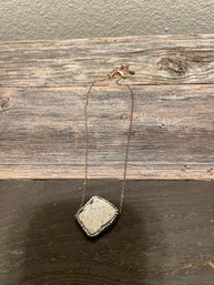Darling Necklace With Rock Pendant