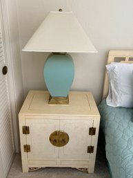Hickory White Side Table Cabinet