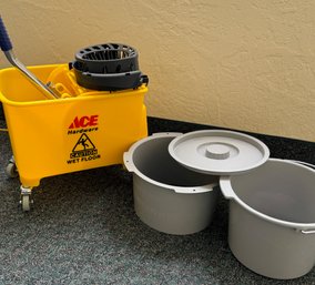 Ace Wet Broom With Buckets
