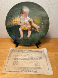 Cone For Two By Special Moments Collection Collectible Plate