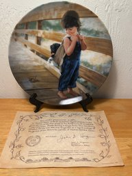 Almost Home Collectible Plate By Special Moments Collection