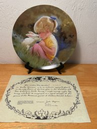 Tender Moment Collectible Plate By Special Moments Collection