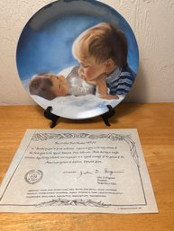 Brotherly Love Collectible Plate By Special Moments Collection