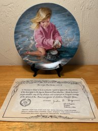 Summers Child Collectible Plate By Special Moments Collection