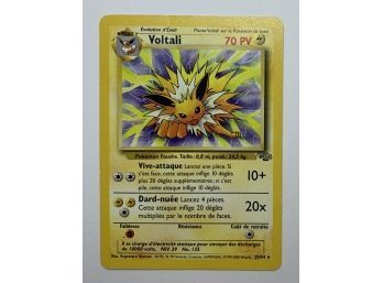 Pokmon Voltali French Edition Trading Card No. 20/64