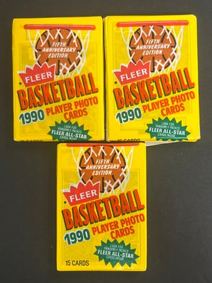 1990 FLEER WAX PACKS BASKETBALL CARDS