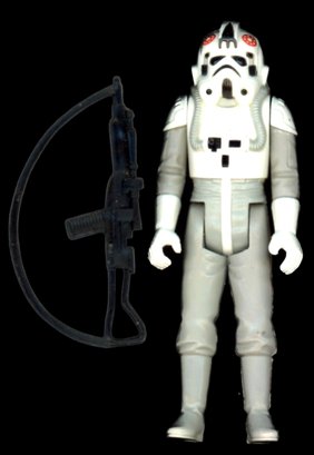 Star Wars Stormtrooper Pilot Action Figure WITH WEAPON 3.75' Kenner 1980 Vintage
