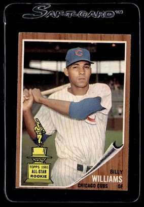 1962 TOPPS BILLY WILLIAMS ROOKIE BASEBALL CARD