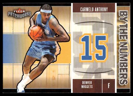 2003 FLEER CARLELO ANTHONY ROOKIE BASKETBALL CARD