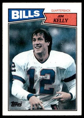 1987 TOPPS JIM KELLY ROOKIE FOOTBALL CARD