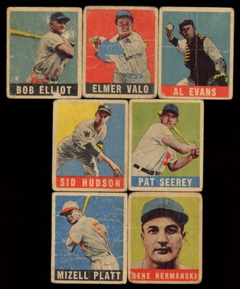 1948 Leaf Baseball Lot Of 7