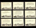 John F Kennedy Rosan Vintage 1963 Complete Card Set 1-64