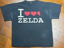 ZELDA VIDEO GAME GRAPHIC T-SHIRT ~ NO TAG SIZE UNKNOWN