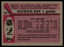 1987 TOPPS PATRICK ROY HOCKEY CARD