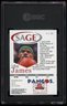 2002 SAGE PANGOS #1 LEBRON JAMES ROOKIE CARD ST. VINCENT MARY HIGH SCHOOL SGC AUTHENTIC