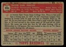 1952 Topps BASEBALL #226 DAVE PHILLEY