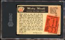 1955 BOWMAN MICKEY MANTLE BASEBALL CARD SGC AUTHENTIC