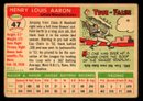 1955 TOPPS HANK AARON BASEBALL CARD