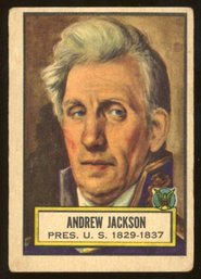 1952 TOPPS LOOK N SEE ANDREW JACKSON