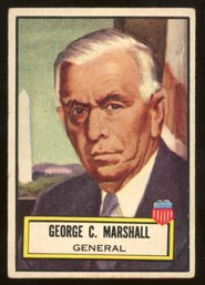 1952 TOPPS LOOK N SEE GEORGE C. MARSHALL