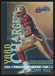 2000 FLEER GREATS JERRY RICE YARD CHARGERS
