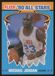 1990 Fleer All-stars Michael Jordan