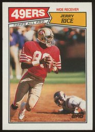 1987 Topps All-pro Jerry Rice