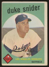 1959 Topps Duke Snider