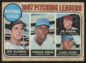 1968 Topps '67 National League Strikeout Leaders Card
