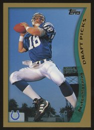 1998 TOPPS DRAFT PICKS PEYTON MANNING GOLD ROOKIE