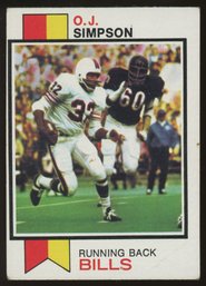 1973 TOPPS FOOTBALL OJ SIMPSON