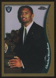 1998 TOPPS CHROME CHARLES WOODSON ROOKIE
