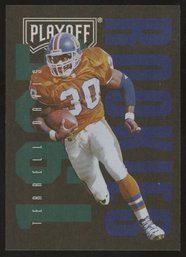 1995 TERRELL DAVIS PLAYOFF CONTENDERS NFL ROOKIE RC CARD #126 DENVER BRONCOS