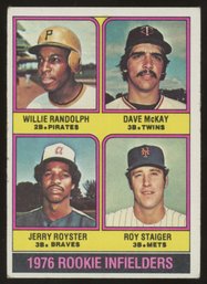 1976 Topps Rookie Infielders ~ Willie Randolph