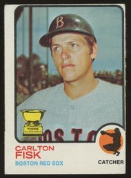 1973 Topps Carlton Fisk All-star Rookie