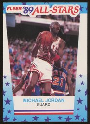 1989 FLEER BASKETBALL MICHAEL JORDAN ALL-STAR