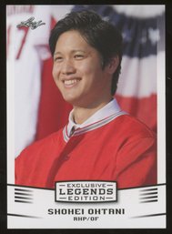 SHOHEI OHTANI LEAF DRAFT ROOKIE