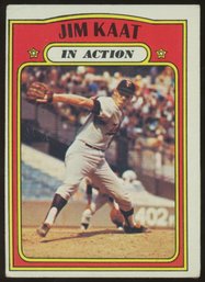 1972 TOPPS BASEBALL JIM KAAT