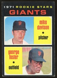 1971 TOPPS BASEBALL GEORGE FOSTER ROOKIE