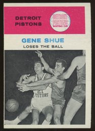 1961 FLEER BASKETBALL GENE SHUE IN ACTION