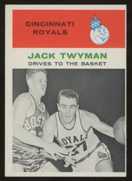 1961 FLEER BASKETBALL JACK TWYMAN IN ACTION