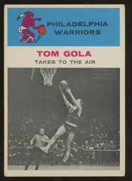 1961 FLEER BASKETBALL TOM GOLA IN ACTION