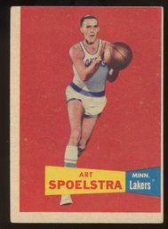 1957 TOPPS BASKETBALL ART SPOELSTRA