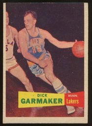 1957 TOPPS BASKETBALL DICK GARMAKER ROOKIE