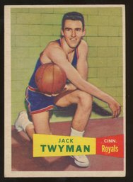 1957 TOPPS BASKETBALL JACK TWYMAN ROOKIE